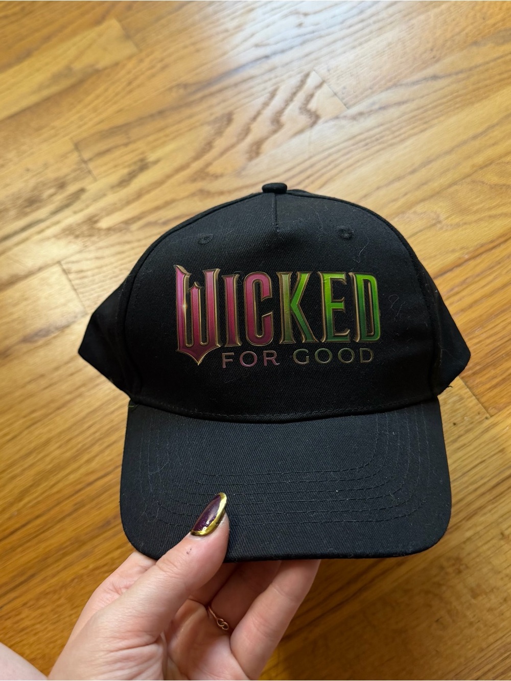 Wicked press tour hat